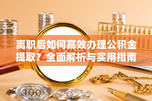 铜仁离职后如何高效办理公积金提取？全面解析与实用指南