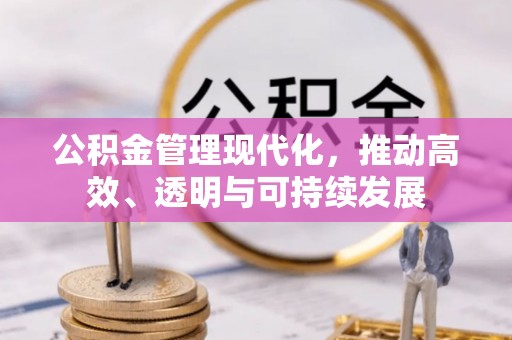 铜仁公积金管理现代化，推动高效、透明与可持续发展