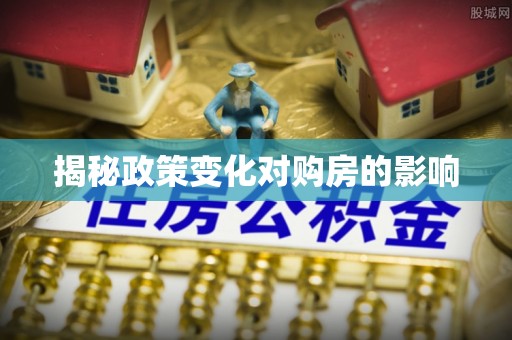 铜仁揭秘政策变化对购房的影响