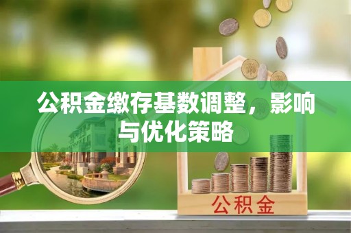 铜仁公积金缴存基数调整，影响与优化策略